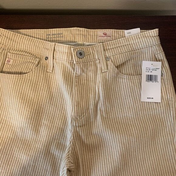 AG Adriano Goldschmied Jodi Cropped mid rise  kickflare jeans size 26, NWT - Picture 2 of 12